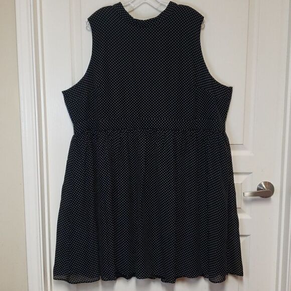 🌹LIZA LUZE POlKA DOT DRESS SZ 4X - Picture 4 of 10